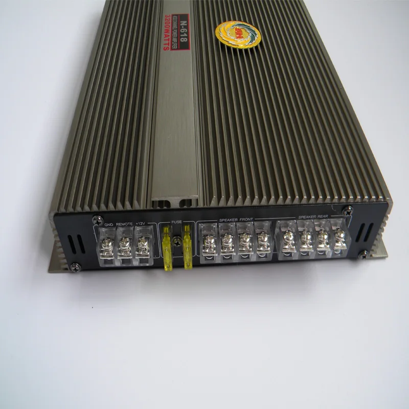 1pc 4 Ch 12V Car Amplifier Vehicle Amplifier Power 3200watts Stereo Amp Push Subwoofer And Speaker Booster