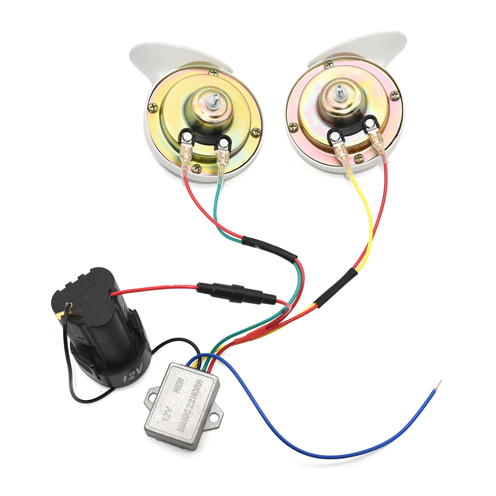 115dB Loud Horn Auto Speaker Alarm 12V Tone Vehicle Boat Car Motor Motorcycle Van Truck Siren Car Horn signal for auto siren