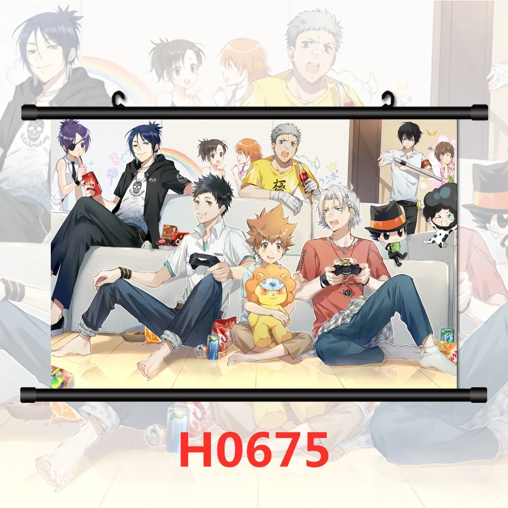 Anime Posters Katekyo Hitman Reborn! Vongola Family Canvas Painting Kawaii Wall Art Print Girls Living Room Decoration Pictures