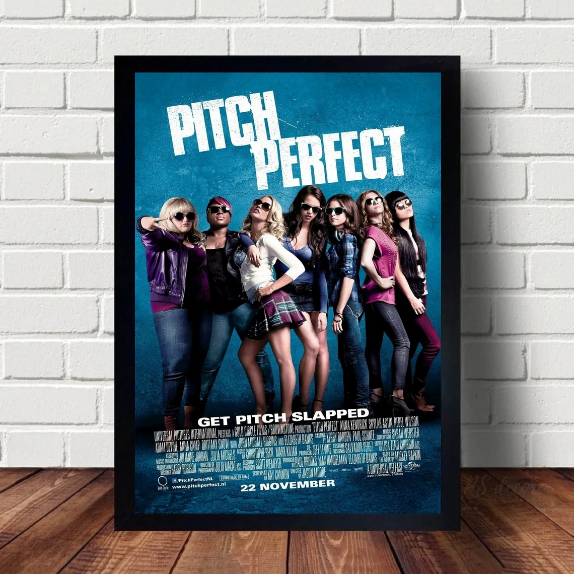 Pitch Perfect Movie Cover Poster Art Wall Canvas Painting Bedroom Living Room Home Decoration (No Frame)