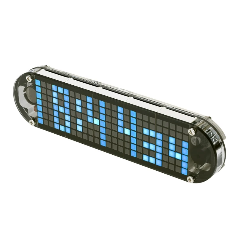 New DS3231 Multifunction Alarm Clock LED Dot Matrix Animation Effects DIY Kit Gifts