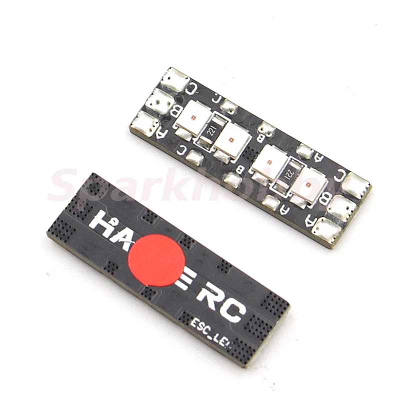 2PCS HAOYE RC ESC LED ESC 1g 6S ESC extension Board Motor RC Arm high light LED 5 inch 3 inch FPV Quadcopter Racing Drone DIY