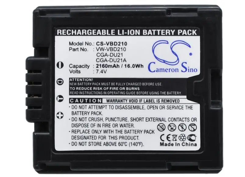 cameron sino 2160mah battery for HITACHI DZ-BD70 BD7H BX37E GX20 GX20A GX20E GX3200 GX3200A GX3200E GX3300(B) GX3300(S) GX3300A