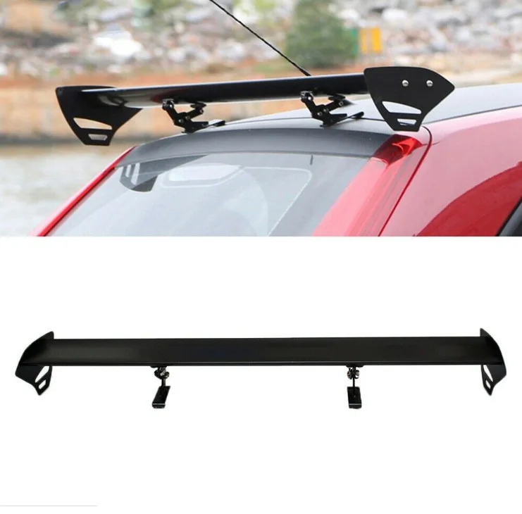 Universal Racing Car Spoiler 105cm Aluminum Car Rear Wing GT Front Spoilers For Peugeot 206 Golf 7