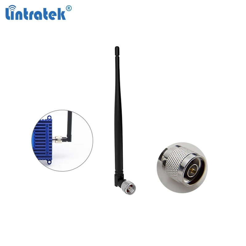 Lintratek Indoor Antenna 600 to 2700Mhz 3dBi Suitable for 2G 3G 4G Signal Booster N Type Male Connector Aerial