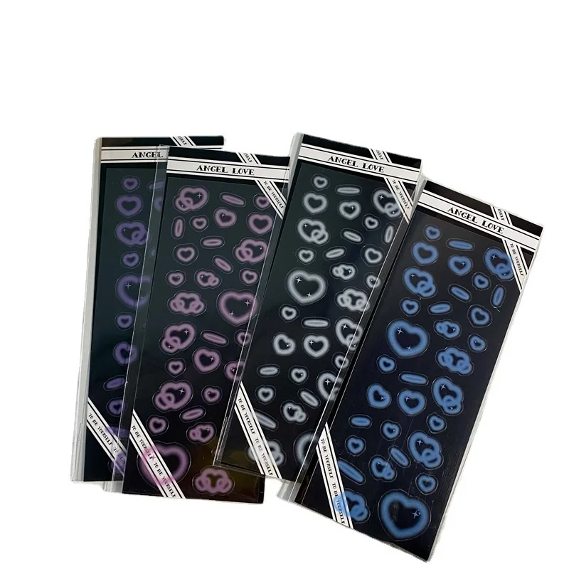 Korean Ins Angel Love Colorful Cute Stickers Envelope Card Sealing Paster Creative Hand Account Stationery Decorative Sticker