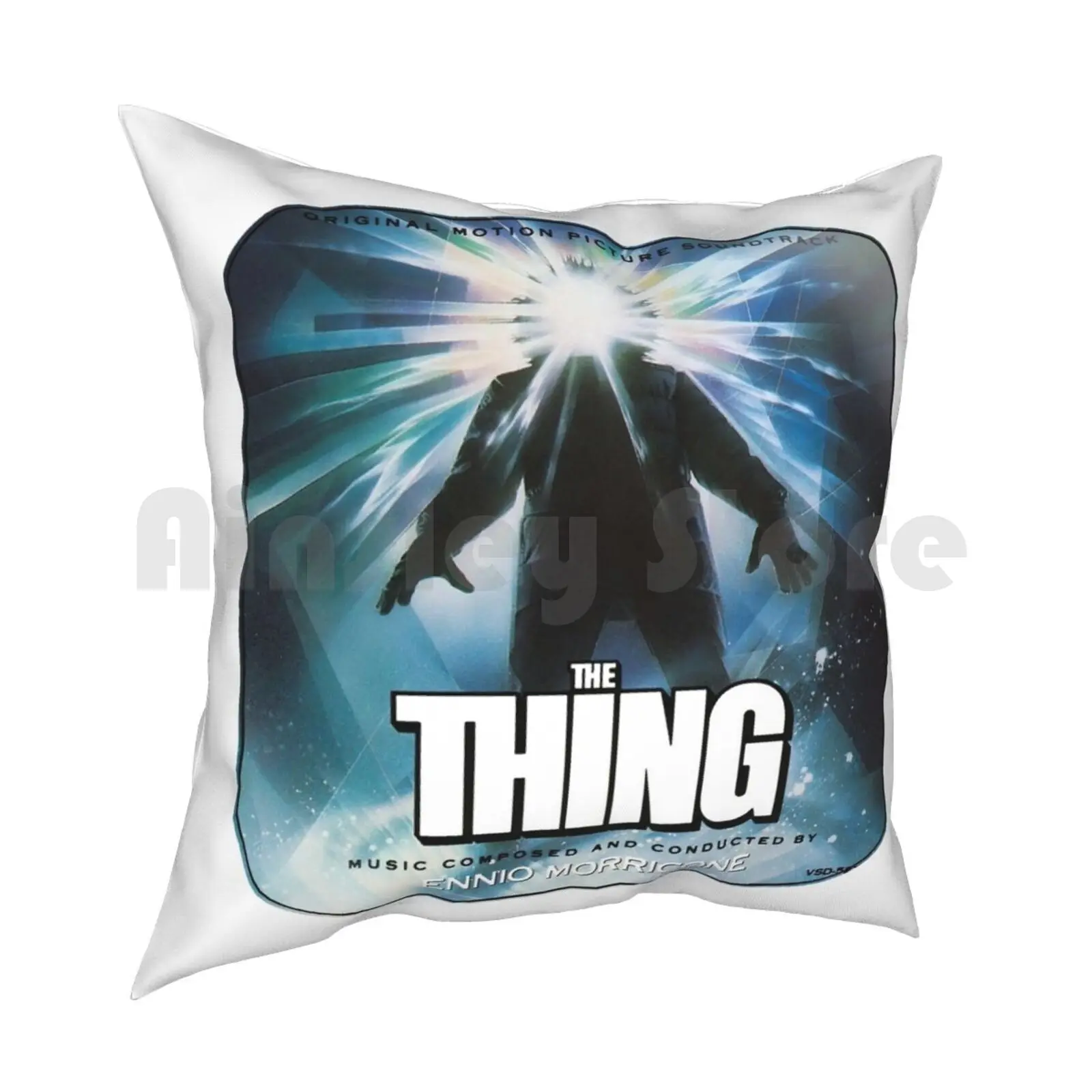 Morricone Soundtrack Cover ( The Thing ) Pillow Case Printed Home Soft Throw Pillow Ennio Morricone Morricone Composer