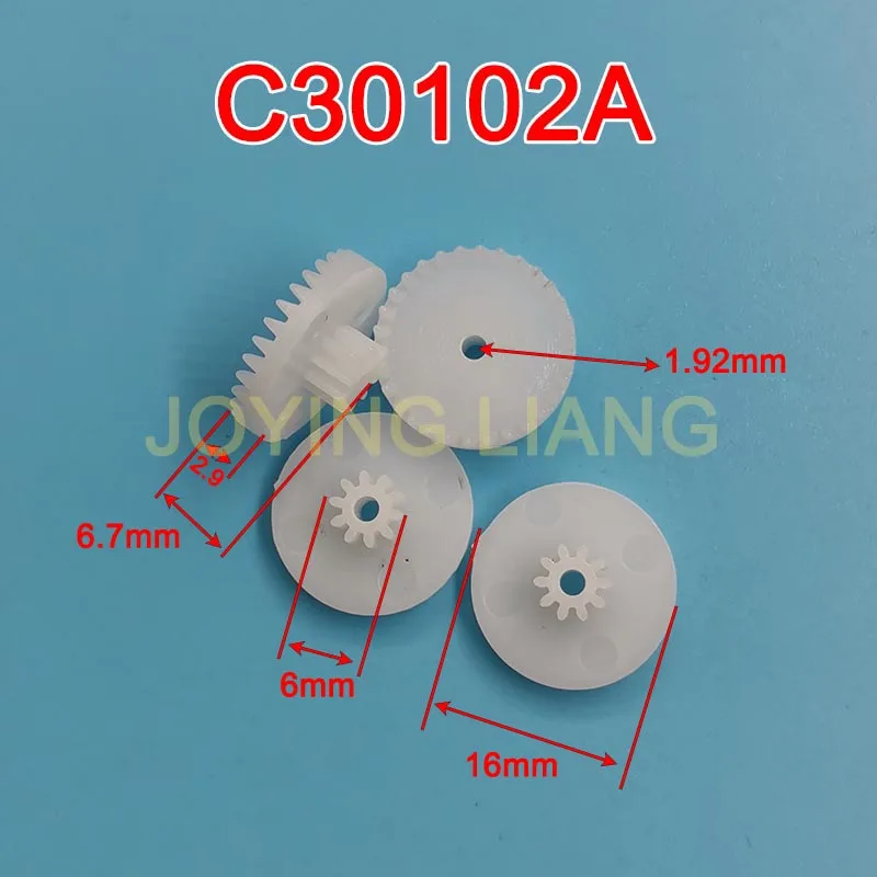 C30102A 0.5M Crown Gear 30T + 10 Tand 16Mm Diameter 2Mm Strakke/Losse Gat Speelgoed pinion Onderdelen C30102B