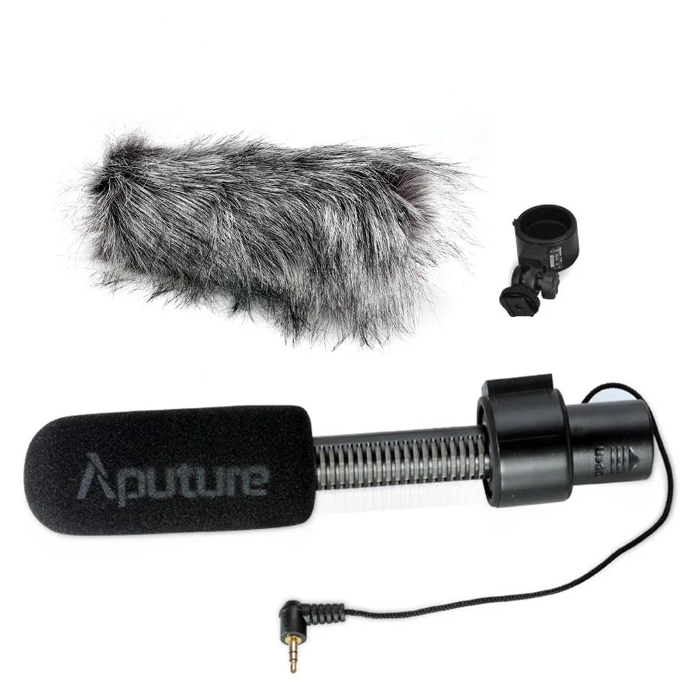 Aputure V-Mic D1 Directional Condenser Microphone Shotgun Mic Microphones for Canon Nikon Sony DSLR Cameras and Camcorders