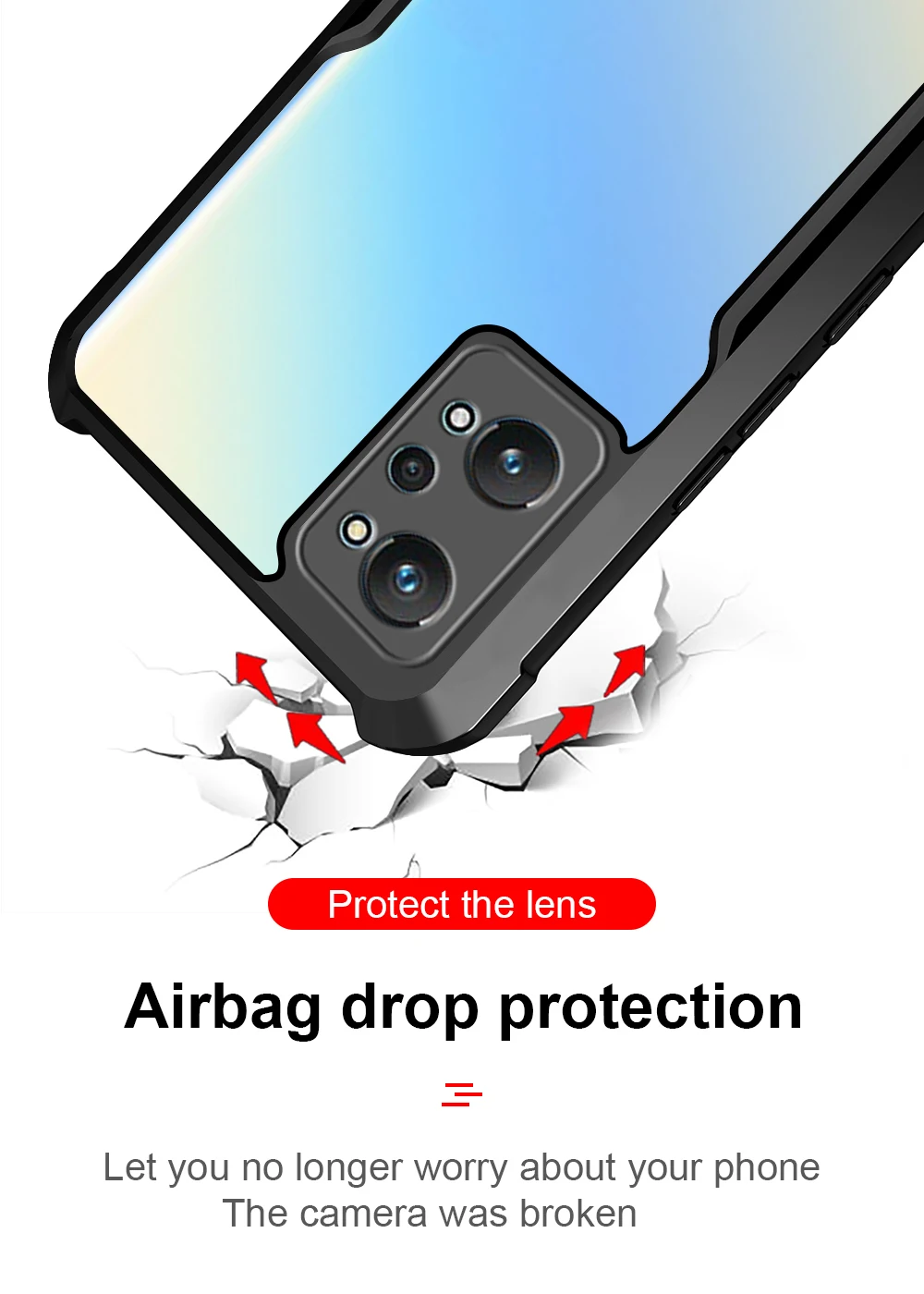 Clear Acrylic Heavy Duty Protect Shell Cover Realmi 9i Case Soft TPU Frame Protection Fundas For Realme 9i Realme9i RMX3491 6.6