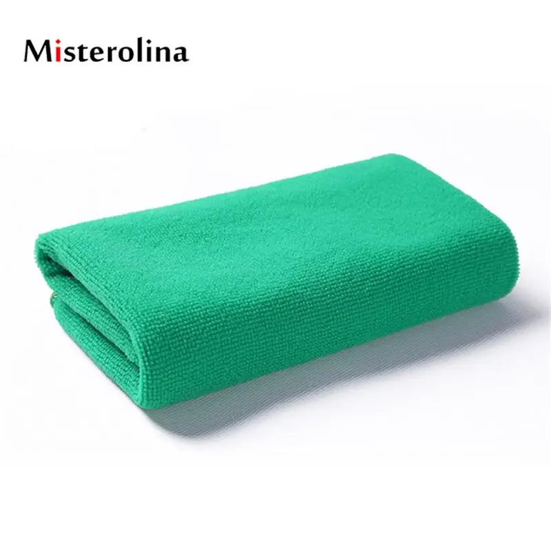 Pequeno Microfibra Toalha de Mão, cor aleatória, Wash Face Towel, pequeno detalhe pano, limpo e macio, 25*25cm