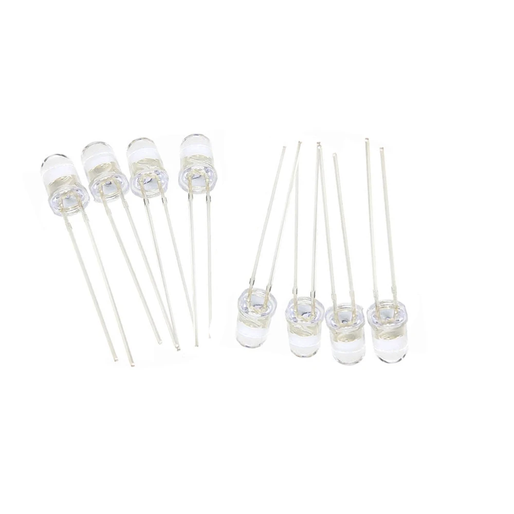 50PCS/LOT F5 Round 5mm Fast/Slow RGB Flash Red Green Blue Rainbow Multi Color Light Emitting Diode Round LED Full Color DIY