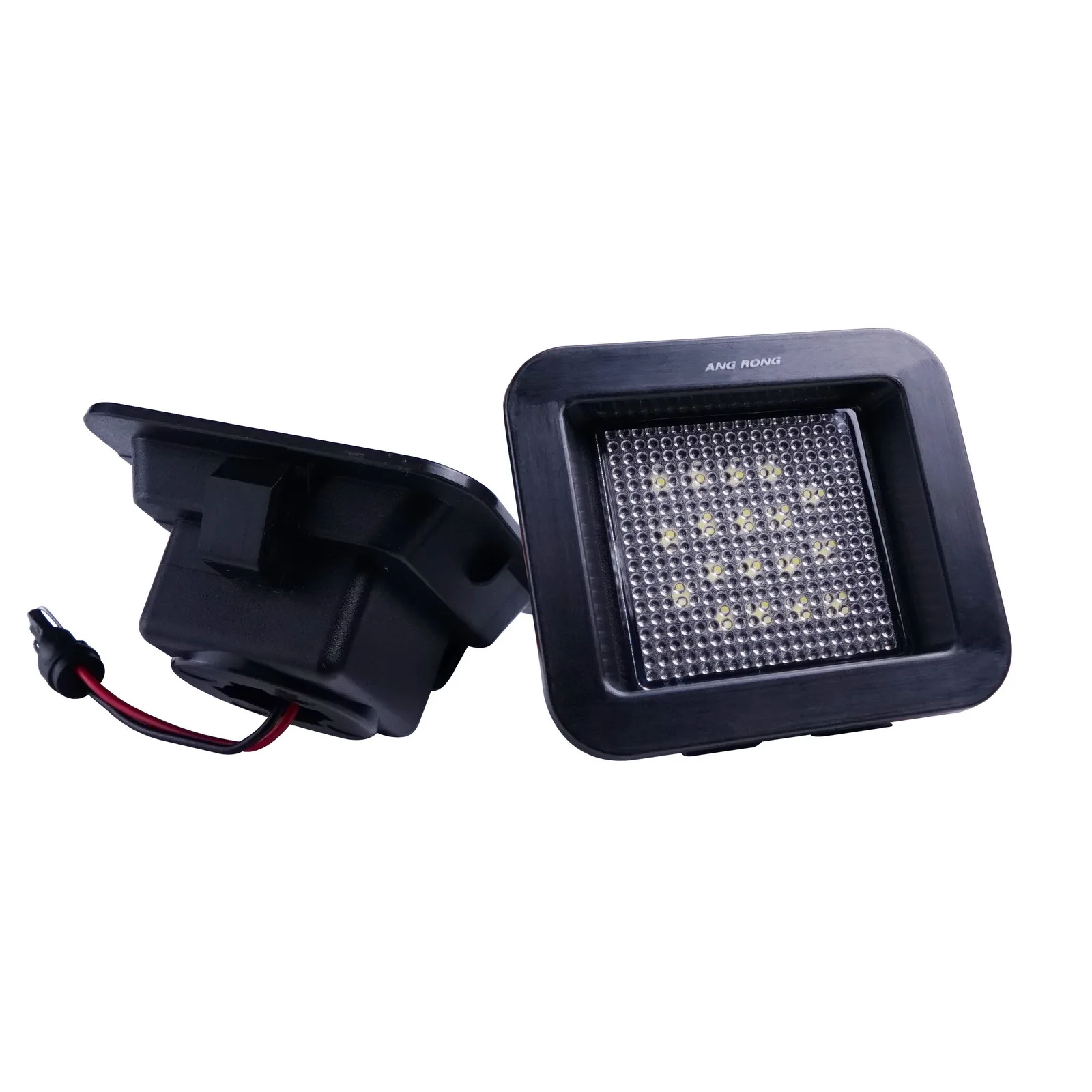 2pcs For 2015-up Ford F-150 F150 Raptor White LED License Number Plate Light Lamps Xenon White 6000K