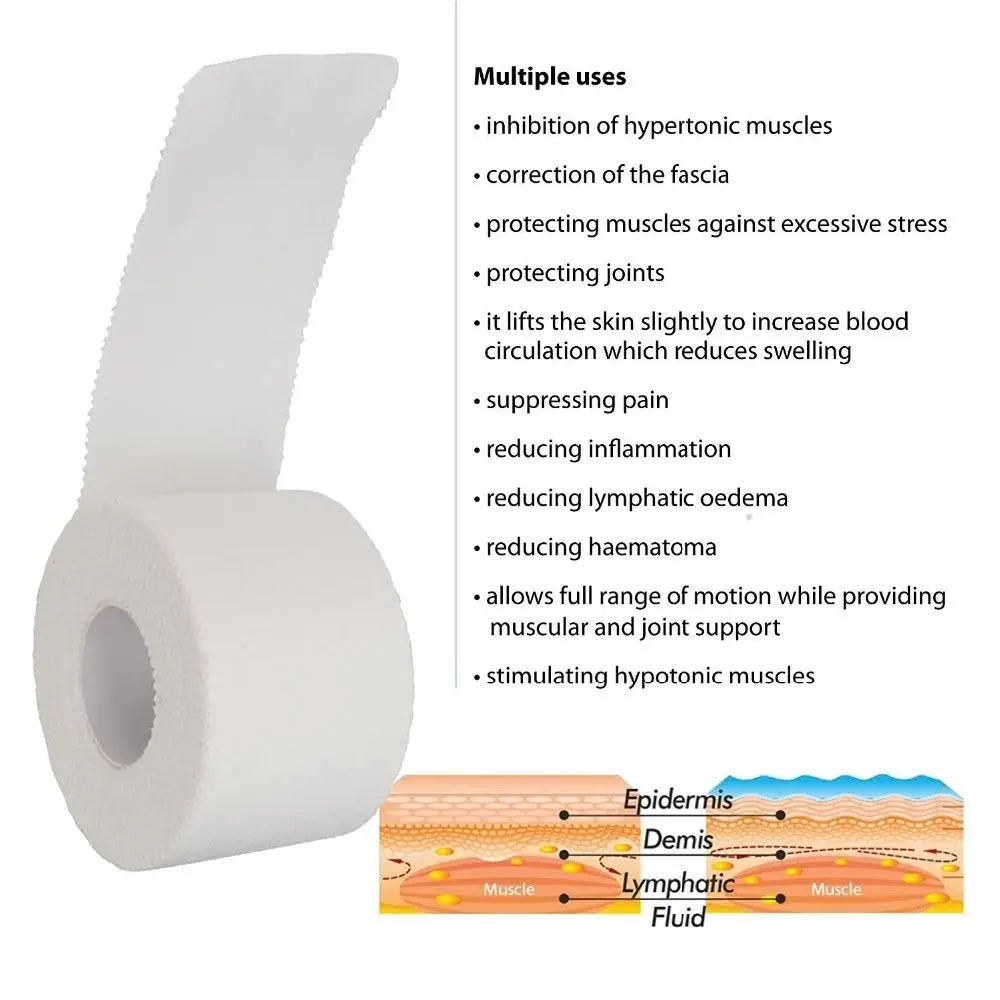 Support Waterproof Self-Adhesive Medical Health Care Elastic Bandage Emergency tool Gauze Tape Medical Premium Adhesive Tape