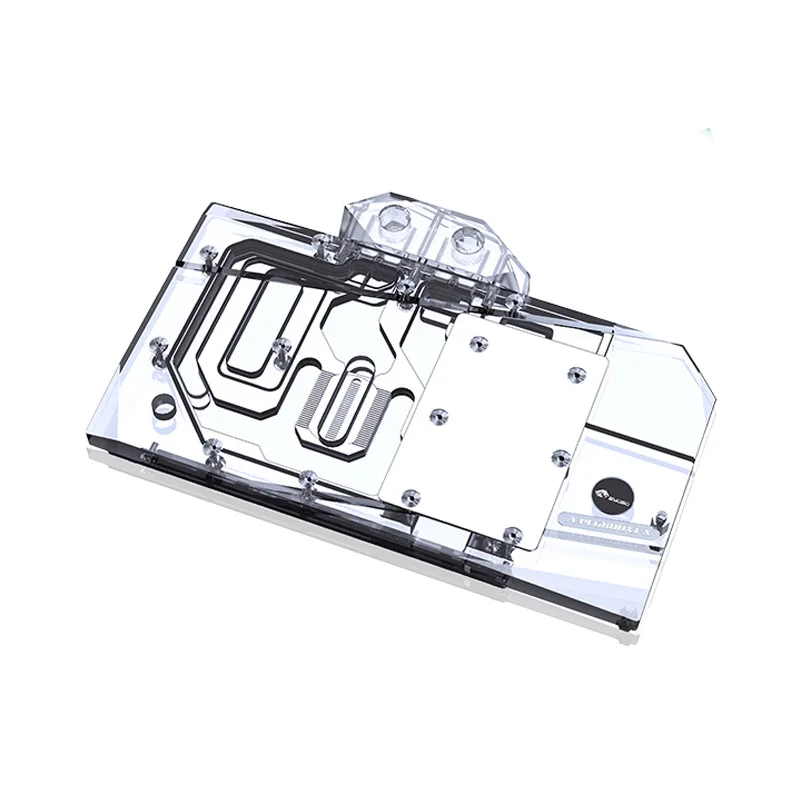 Bykski Computer-Wasserblock für Yeston Powercolor Radeon RX 6800XT Grafikkarten-Kühler, inklusive Rückplatte, A-PC6800XT-X