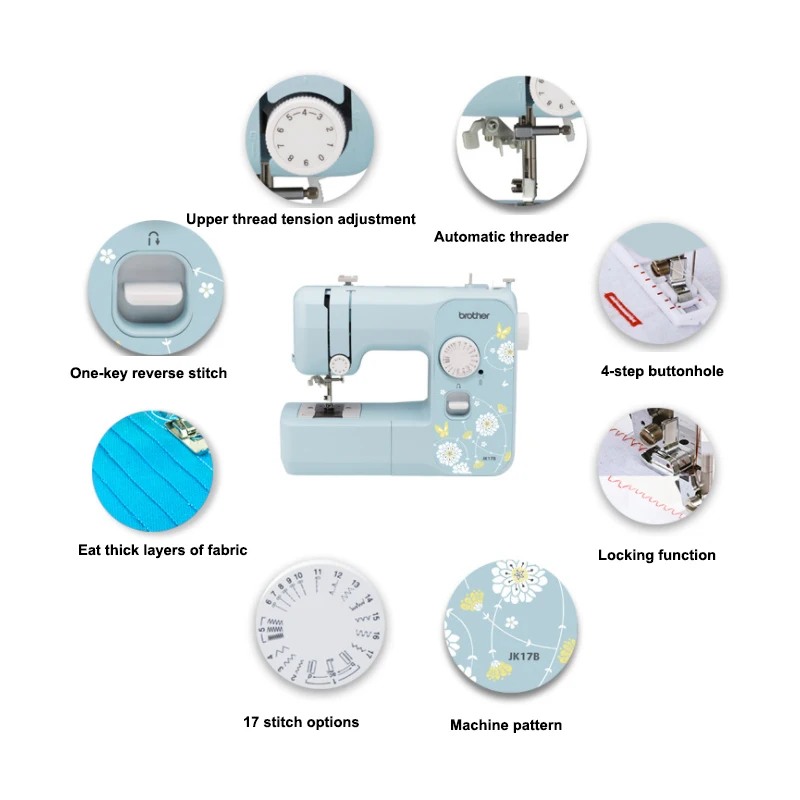 Household desktop multifunctional Electric sewing machine JK17B