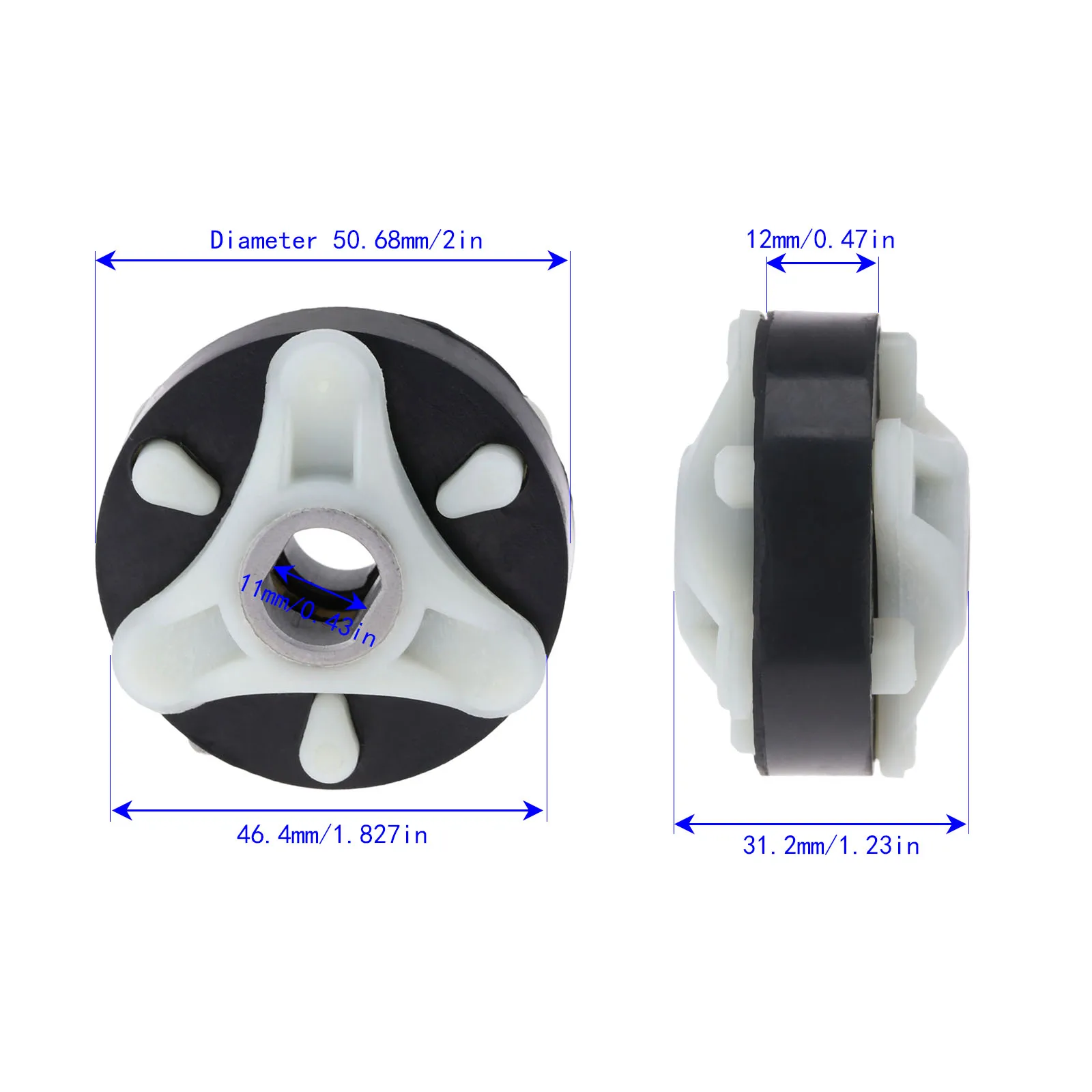 Kit accoppiatore di accoppiamento motore macchina rondella 285753A adatto per idromassaggio Kenmore Maytag Roper 3352470/AP3963893