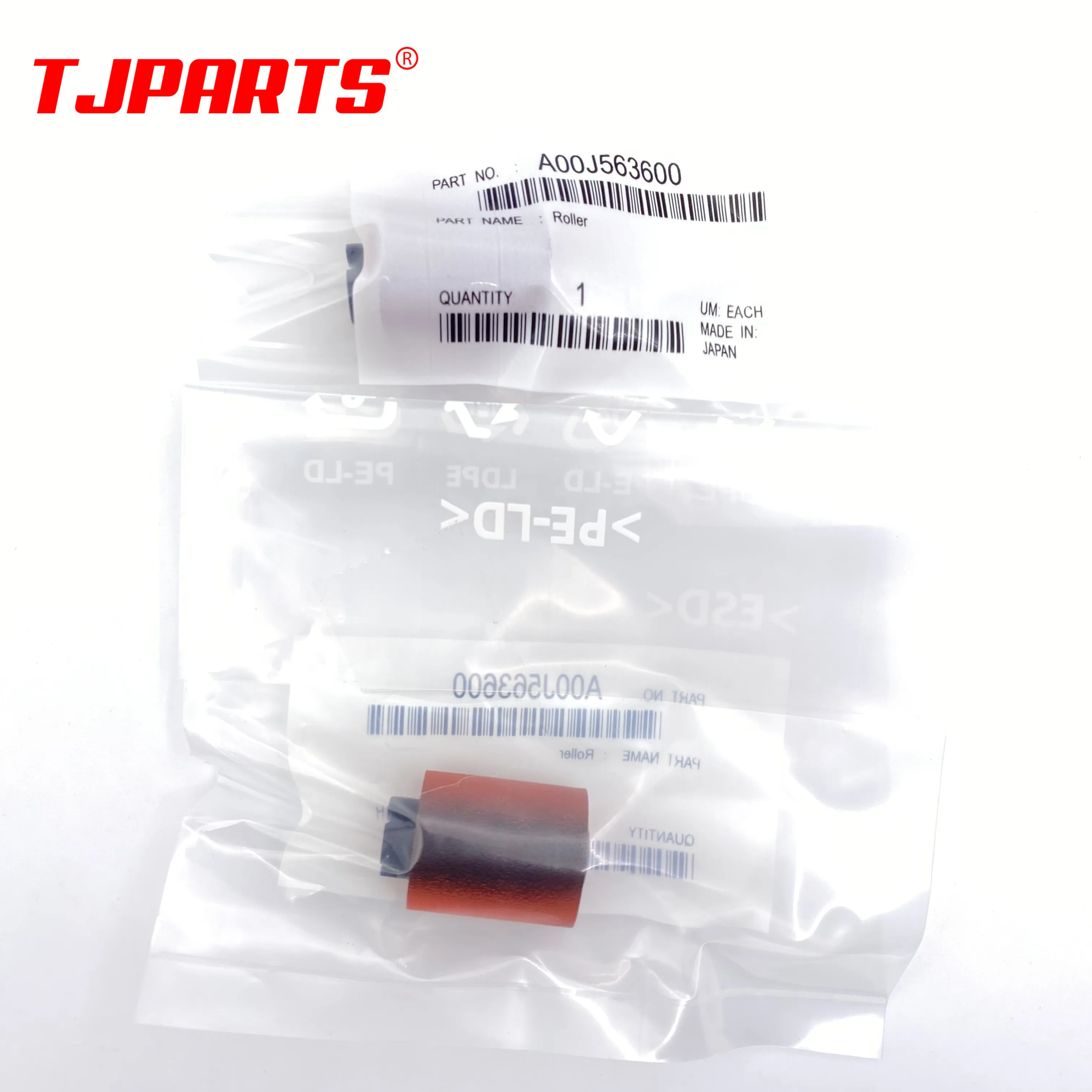 50PC X JAPAN NEW for Konica Minolta 552 652 C200 C203 C220 C253 C280 C353 C360 C451 C452 C550 C650 Pickup Feed Roller A00J563600