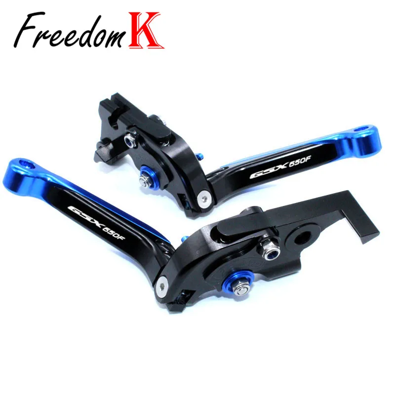 For GSX650F GSX 650F 2008 2009 2010 2011 2012 2013-2015 Motorcycle Accessories Folding Extendable Brake Clutch Levers