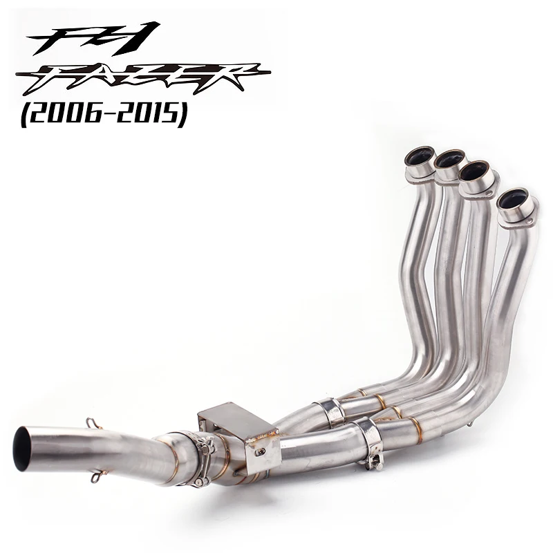 

Motorcycle modified exhaust pipe muffler FZ1 front section FAZER FZ1000 exhaust pipe 2006-2015 FZ1N