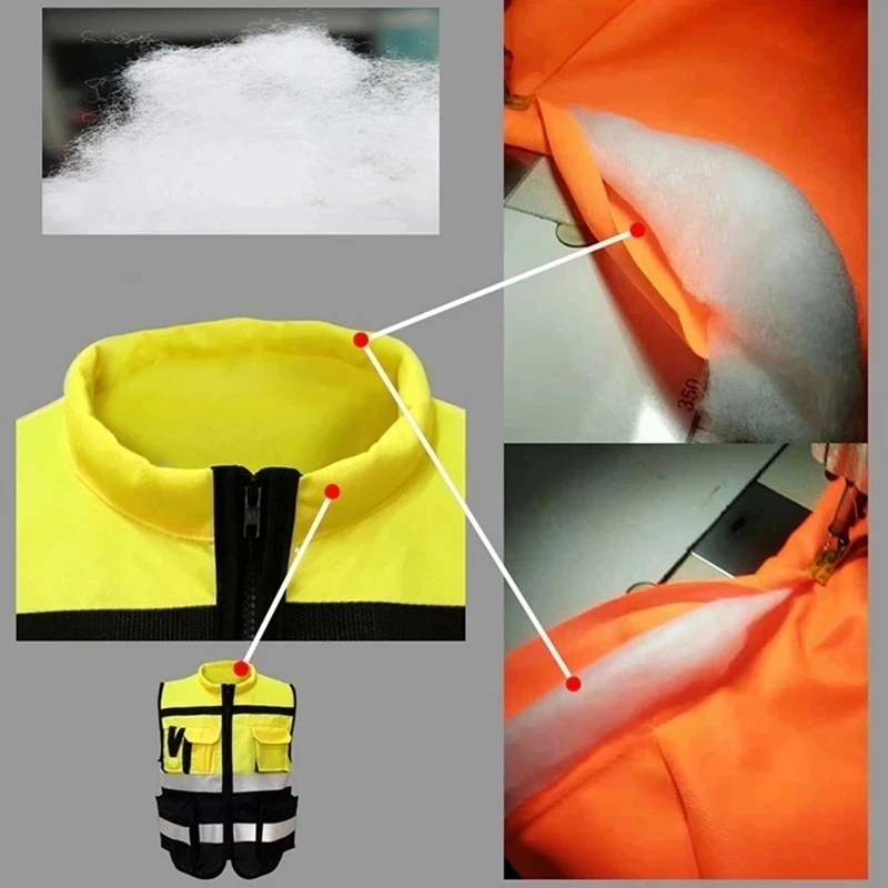 Chaleco de seguridad reflectante de alta visibilidad para hombre, ropa de trabajo con múltiples bolsillos, 4XL