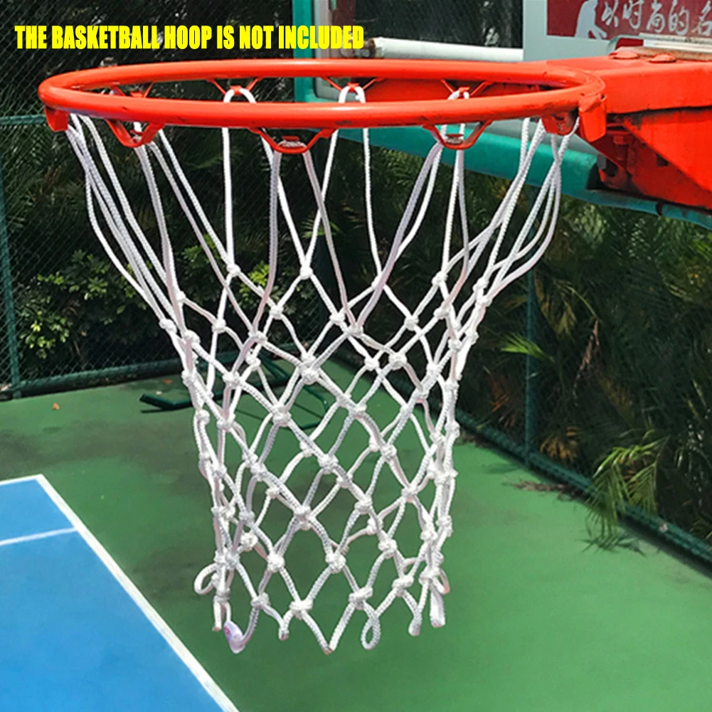 Sports Basketball Hoop Ring Nylon Net Outdoor Backboard Goal Rim Lengthened Mesh Replacement Nylon Basketball Rim