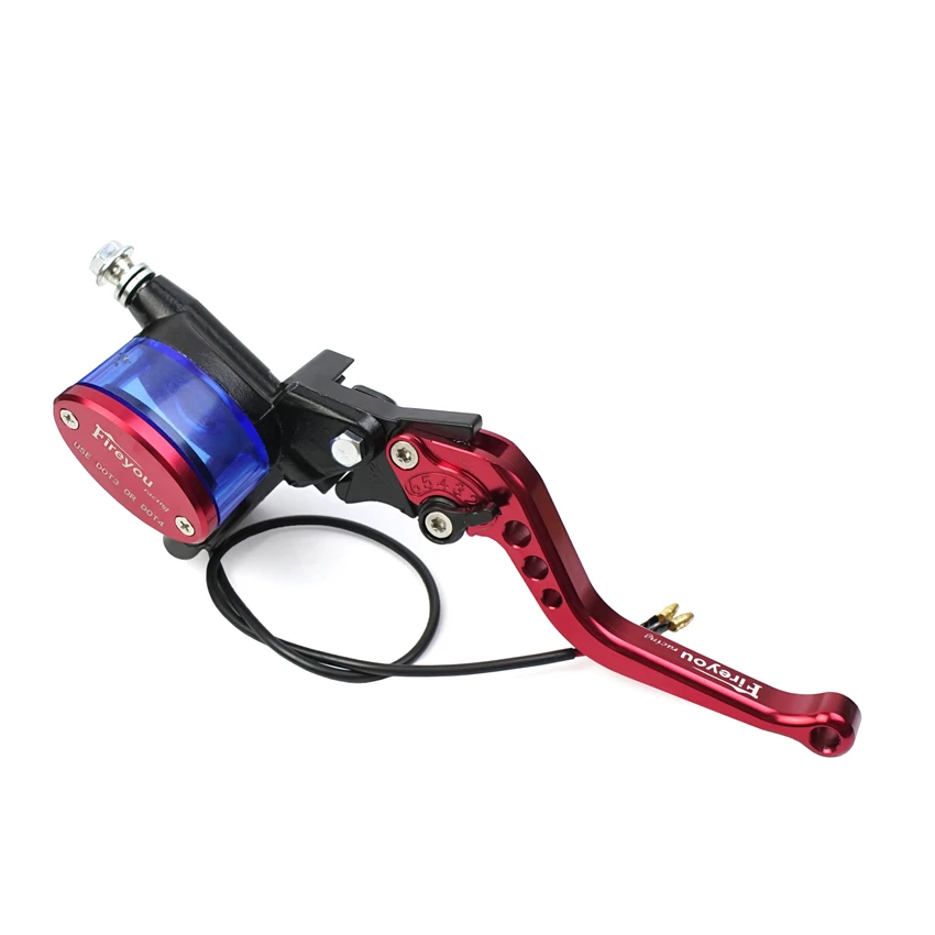 Motorcycle Brake Master Cylinder Mirror Seat Hydraulic Clutch Lever Universal Black Disc Brake Clutch Pump Lever Adjustable Bar