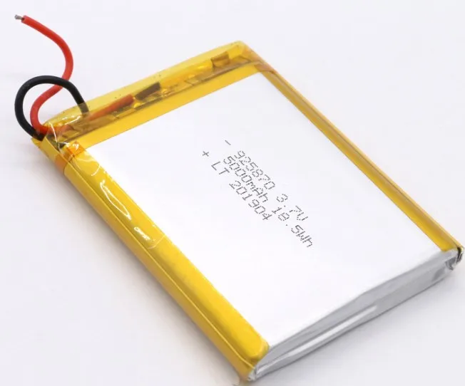 3.7v 5000mah 925870 905570 li-polymer battery polymer lithium rechargeable battery