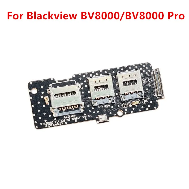 

For Blackview BV8000/BV8000 Pro Cell Phone New Card Holder SIM Card Holder With Flex Cable Tray Card Slot Tray Reader