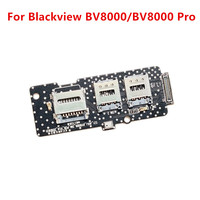 For Blackview BV8000/BV8000 Pro Cell Phone New Card Holder SIM Card Holder With Flex Cable Tray Card Slot Tray Reader