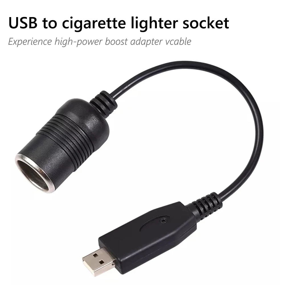 VODOOL 5V USB на 12V розетка для автомобильного прикуривателя Женский кабель адаптер 30 см для автомобильного видеорегистратора авто аксессуары