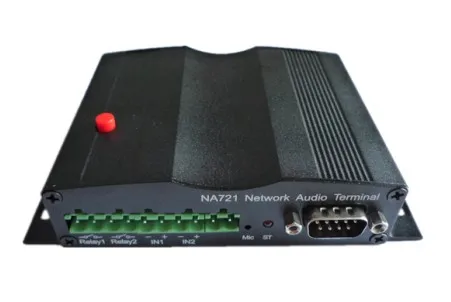 

IP Network Intercom Broadcast Audio Terminal Audio Codec NA721 with Transparent Serial Port with IO