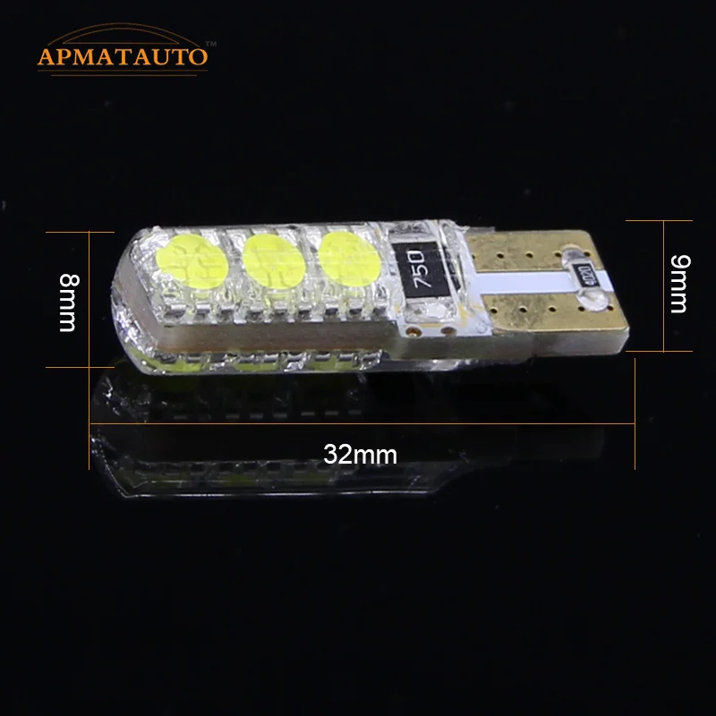 2 x Car Styling   Canbus  No  Error  T10 W5W 12V LED Clearance Light Marker Lamp Bulb Source For Skoda  Octavia Superb Fabia