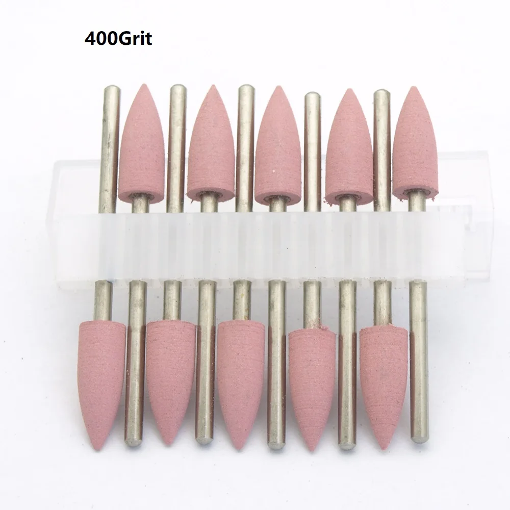 10pc Silicone Rotary Nail Drill Bit Rubber Manicure Drills Bit Electric Milling Cutter Burr Cuticle Polishing Tools Accessories