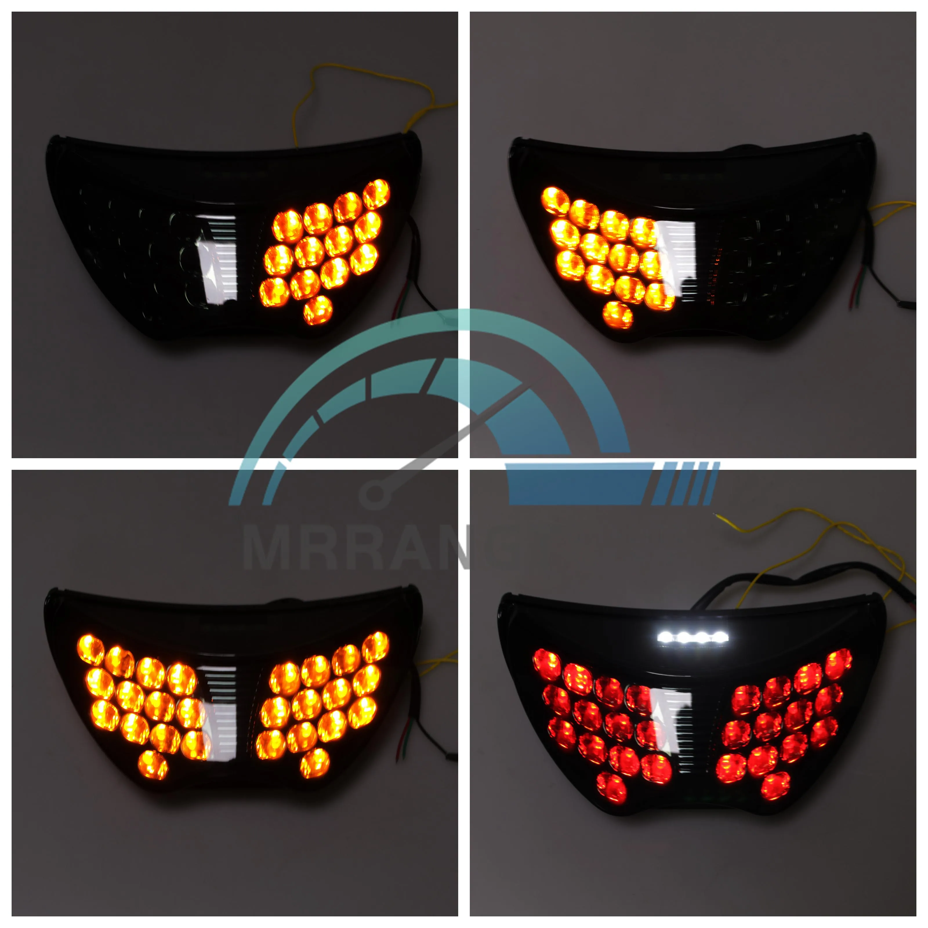 Motorcycle LED Rear Turn Signal Tail Stop Light Lamps Integrated For Honda CBR 600 CBR600 F4 1999 2000 99 00 F4I 2004 2005 2006