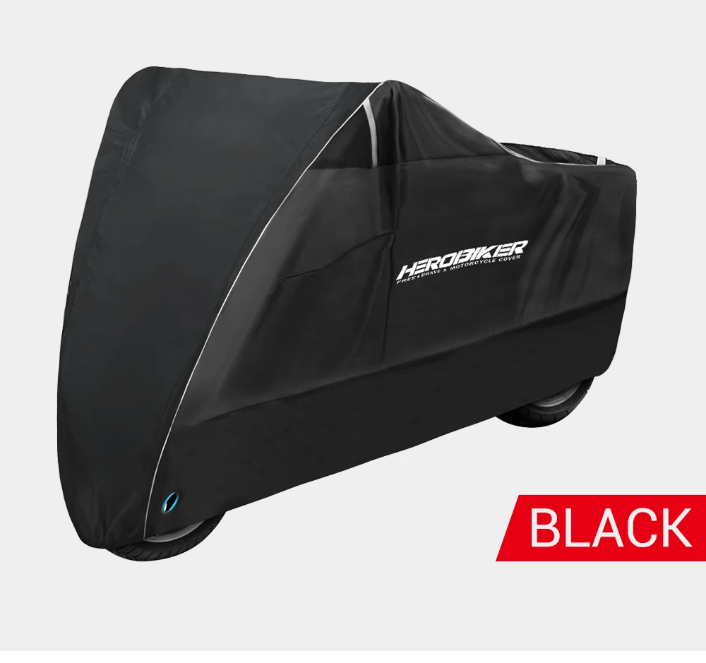 Neue Motorrad Abdeckung Funda Moto Regen Abdeckung Wasserdicht Staubdicht UV Schutzhülle Mantel Indoor Outdoor Motorrad Roller Abdeckung – Detail 11