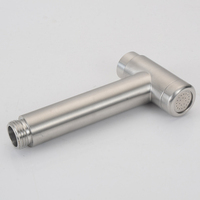 1pc Handheld Toilet Bidet Sprayer 304 Stainless Steel Hand Bidet Faucet For Bathroom Hand Sprayer Shower Head Self Cleaning