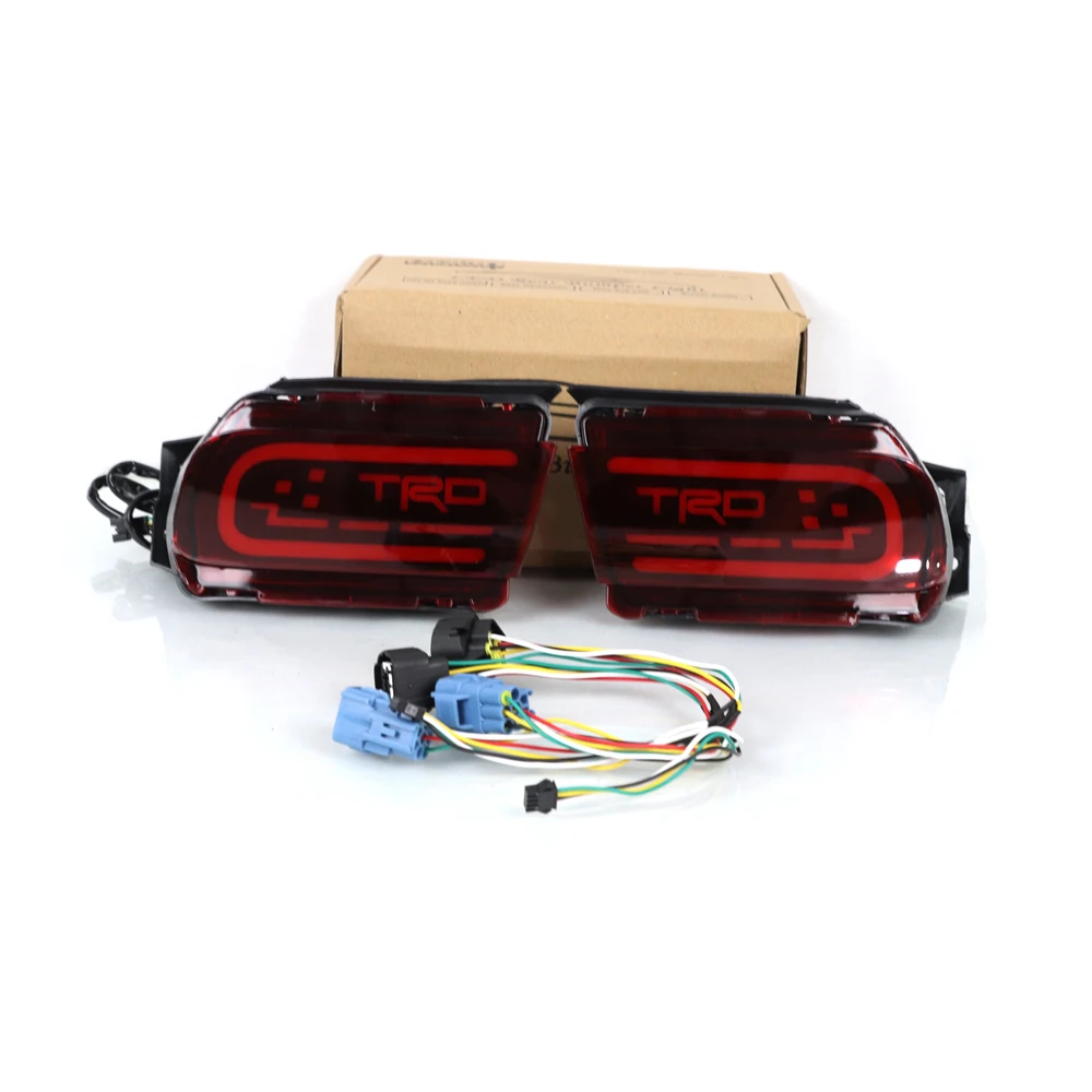 For Toyota Land Cruiser Prado 150 LC150 FJ150 GRJ150 2010-2018 LED Rear Bumper Reflector Lamp Brake Dynamic Turn Signal Light