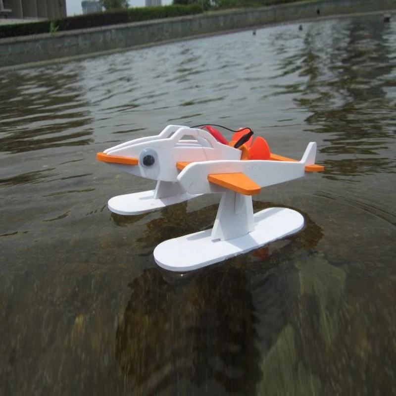 Véhicule amphibie à monter soi-même, poisson volant créatif, modèle éducatif, jouet pour enfants