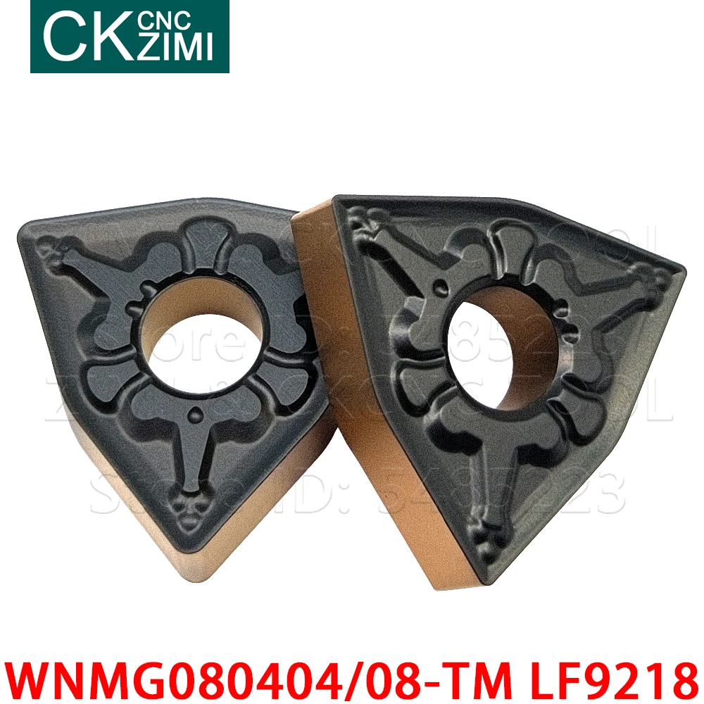 WNMG080404-TM LF9218 WNMG080408-TM LF9218 كربيد إدراج الخارجية تحول أدوات التصنيع باستخدام الحاسب الآلي الميكانيكية مخرطة القاطع أداة WNMG للصلب