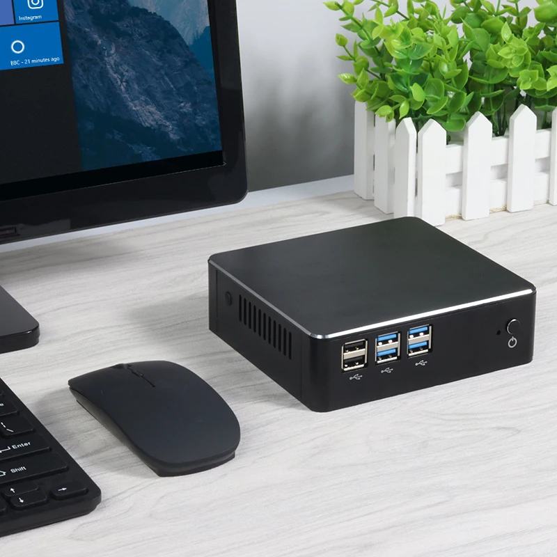 Imagem -03 - Mini Núcleo Intel pc i7 5500u i5 5200u i3 5005u Windows 10 Linux 300mbps Wi-fi Gigabit Ethernet Htpc Thin Client