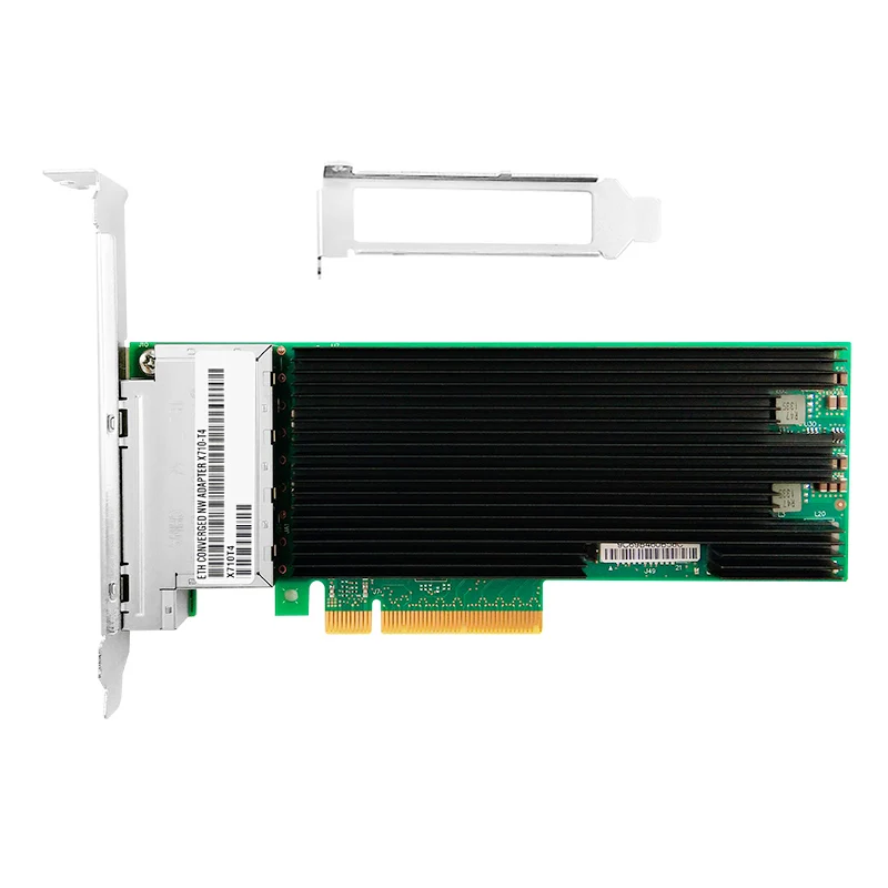 Imagem -03 - Placa de Rede X710-t4 10 ou 1gbe Chipconjunto Intel Xl710-bm1 Conector Rj45 de Portas 10gbase-t Pcie3.0 x8 Nic Perfil Baixo e Altura Total