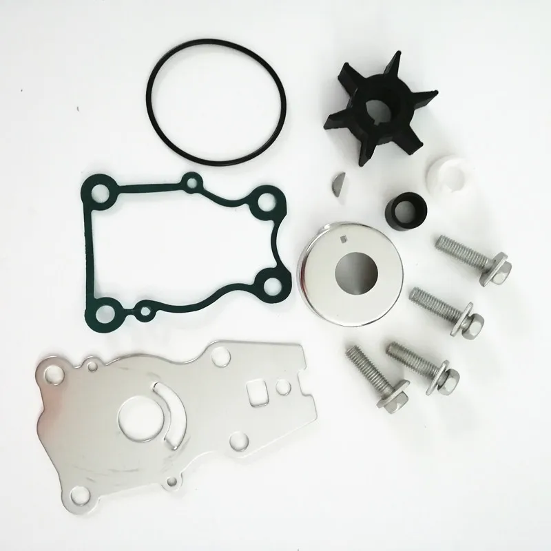 66T-W0078-00 Water Pump Impeller Repair Kit For Yamaha 25 30 40 HP Sierra 18-3440 9-48610 Outboard Engine