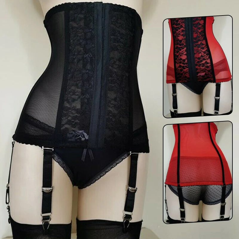 Lady High-waist Sexy Garter Belt Women Suspender Belt Exotic Lingerie Garters For Stockings Pantyhose