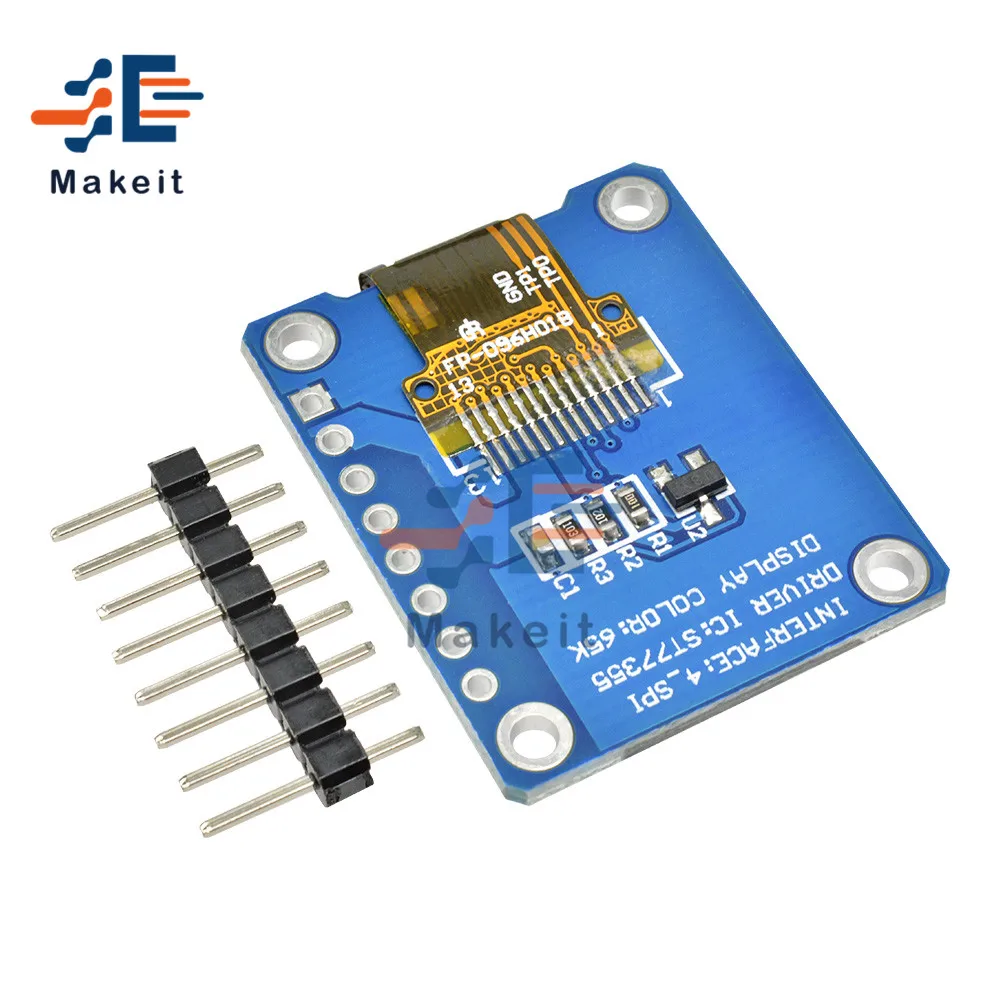 0.96 Inch 0.96 "Ips Lcd Display Module 80X160 Full Color Lcd Hd Screen Board Spi Seriële Interface ST7735 Drive 3.3V Voor Arduino