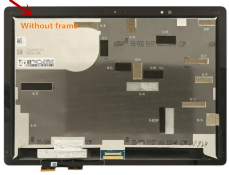 Originele Voor Dell Latitude 5285 5290 12.3 "1920X1280 Lcd Touch Screen Montage 2TDV5 X8T3P 0KK8X LQ123N1JX31