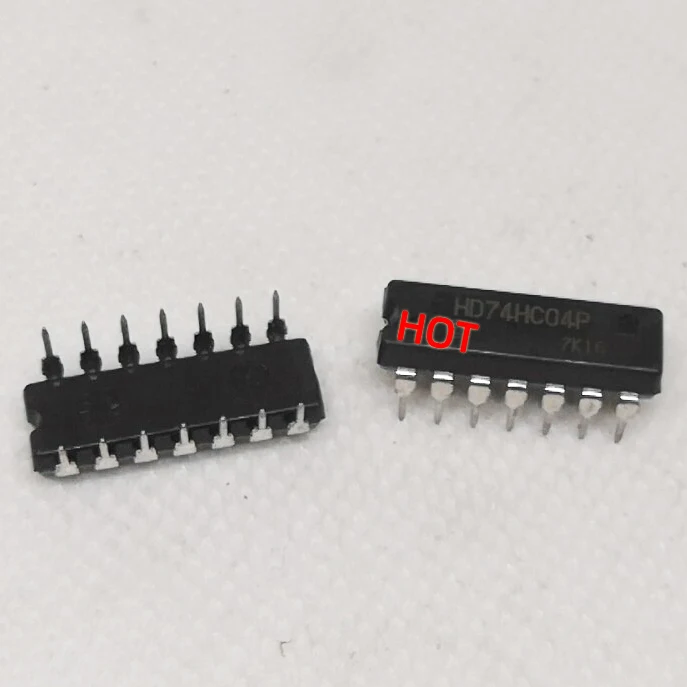 20unids/lote HD74HC04P DIP14 100%, mala, originale