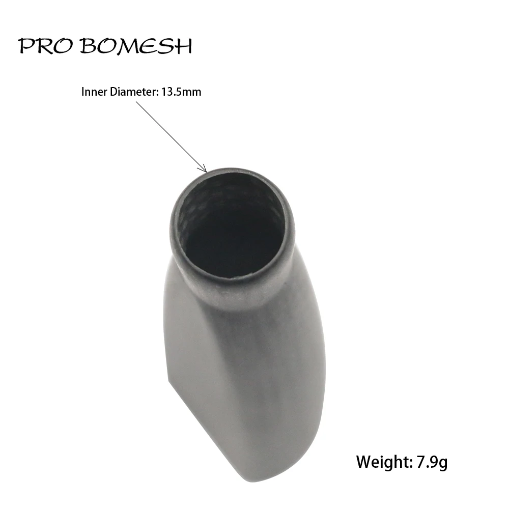 Pro Bomesh 1 Piece 7.9g 11cm Carbon Fiber Rear Grip Butt Grip Set DIY Fishing Rod Building Component Repair Rod Pole