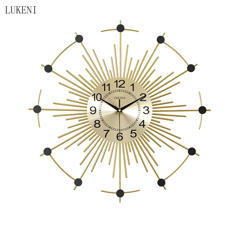 Modern Creative Wall Clock Living Room Creative Fashion Home Decoration Wall Watch Luxury Art Clock Home Decor