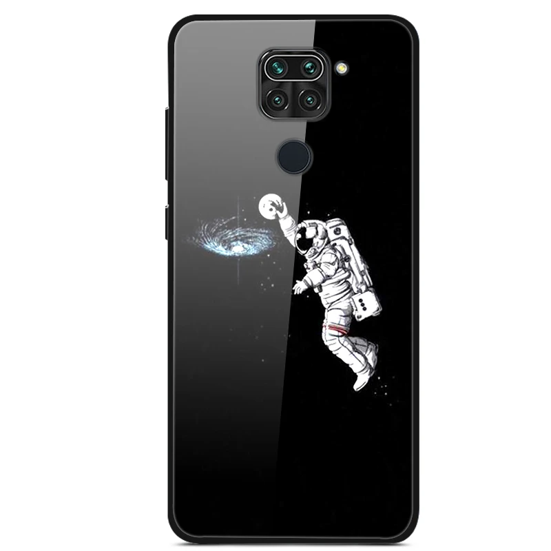 For Xiaomi Redmi Note 9s Case Tempered Glass Back Cover For Xiaomi Redmi Note 9 Phone Case Cover Note9 Redmi Note 9 Pro Max Case image 6